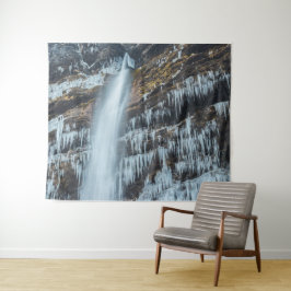 Wasserfall Peričnik in Mojstrana, Slowenien Wandteppich
