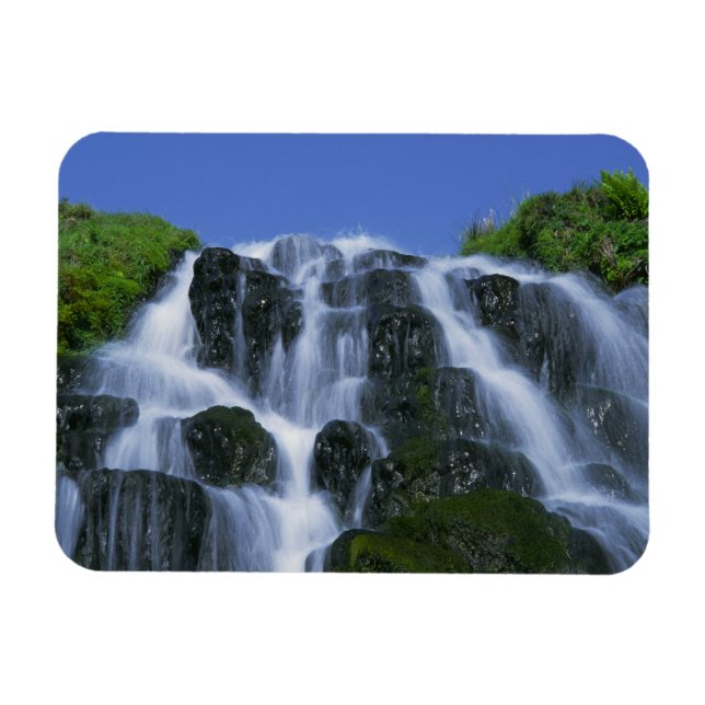 Wasserfall, Portree, Insel Skye, Highlands, Magnet (Horizontal)