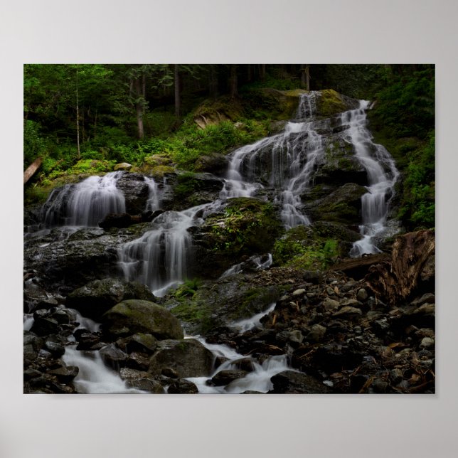 Wasserfall Poster (Vorne)