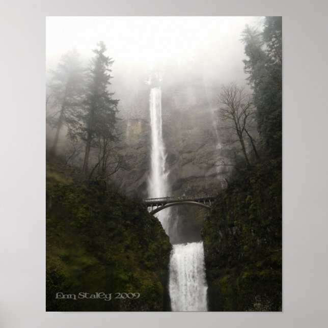 Wasserfall Poster (Vorne)
