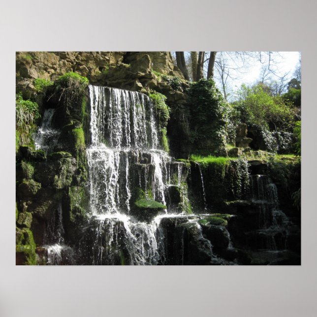 Wasserfall Poster (Vorne)