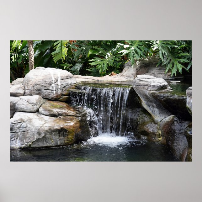 Wasserfall-Poster Poster (Vorne)