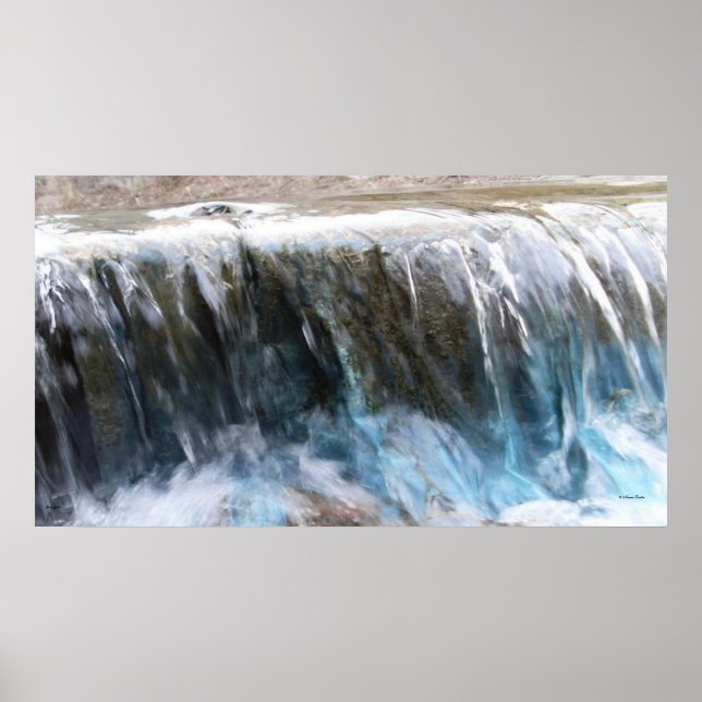 Wasserfall-Poster Poster (Vorne)