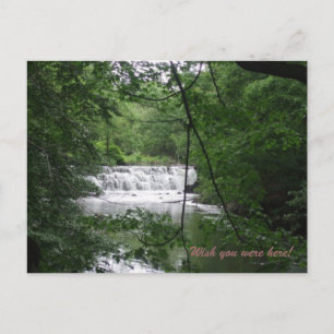 Wasserfall Postkarte
