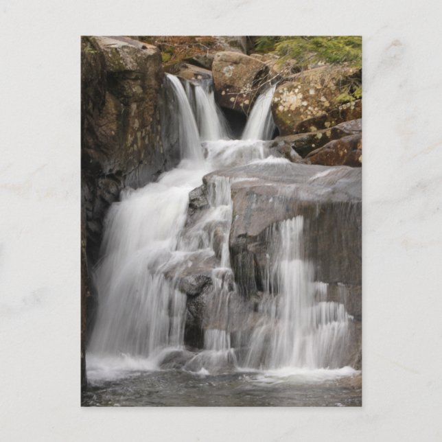 Wasserfall Postkarte (Vorderseite)