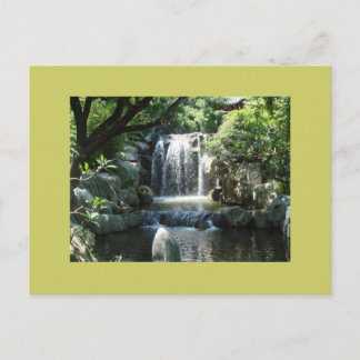 Wasserfall Postkarte