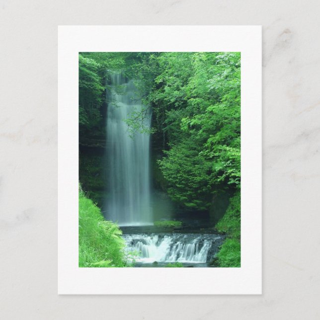 Wasserfall Postkarte (Vorderseite)