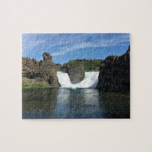 Wasserfall-Puzzle Island