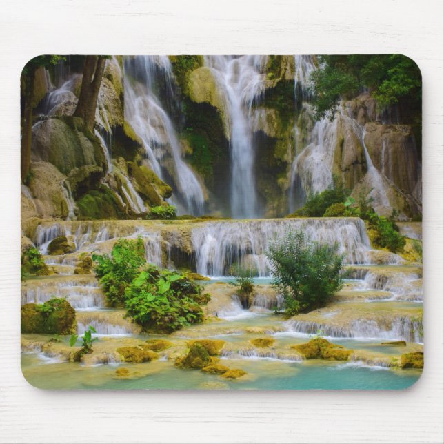 Wasserfall-Quellen Mousepad (Vorne)
