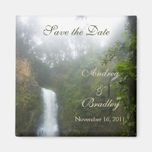 Wasserfall Save the Date Magnet