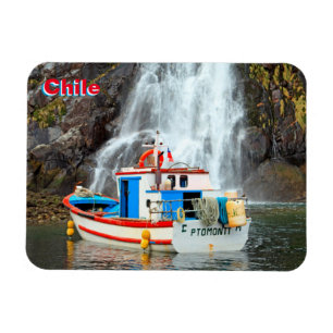 Wasserfall & Schiff, Chile Magnet