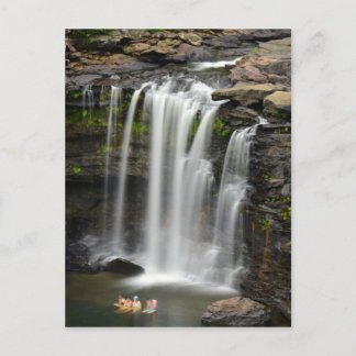 Wasserfall Serenity Postkarte