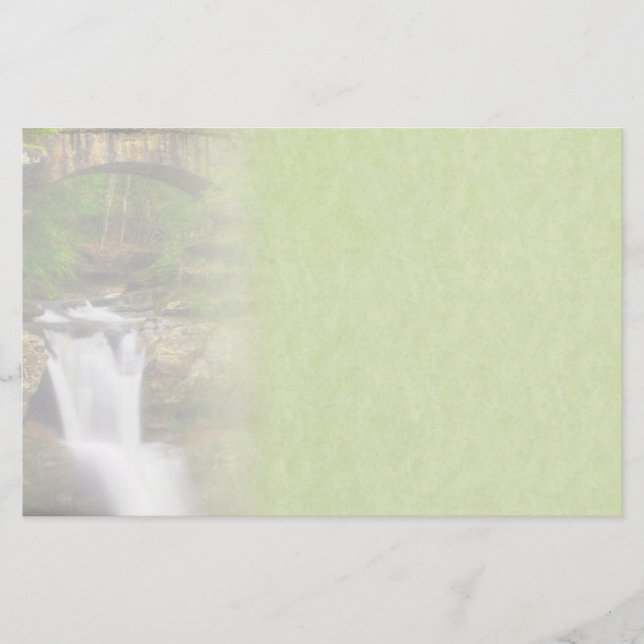 Wasserfall-Stationierung Briefpapier (Vorderseite)