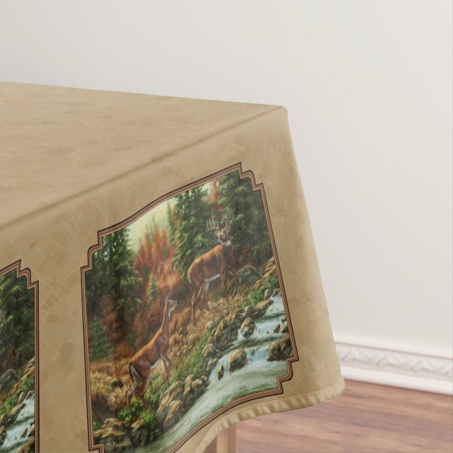 Wasserfall Tan Tischdecke (Beispiel)