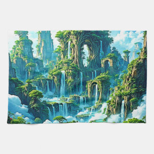 Wasserfall Trek Kingdom Dream Geschirrtuch