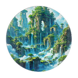 Wasserfall Trek Kingdom Dream Schneidebrett