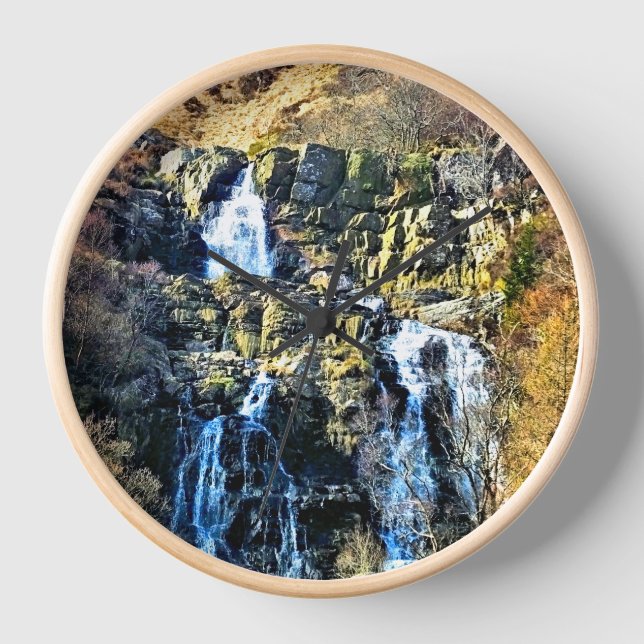 WASSERFALL UHR (Vorderseite)