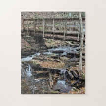Wasserfall- und Brückenrätsel