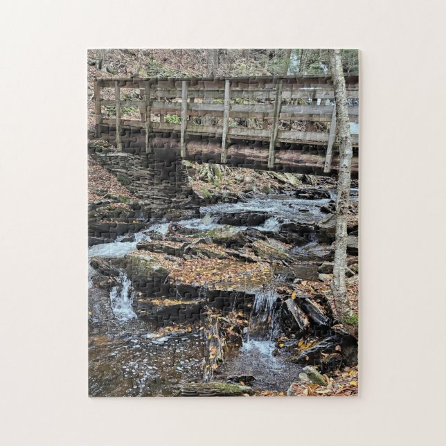 Wasserfall- und Brückenrätsel (Vertikal)