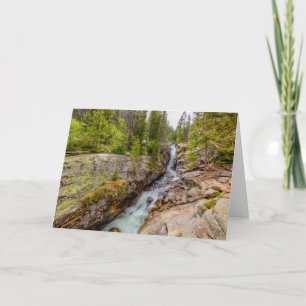 Wasserfall und Fluss Cascade Karte