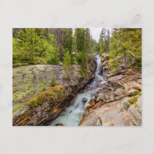 Wasserfall und Fluss Cascade Postkarte