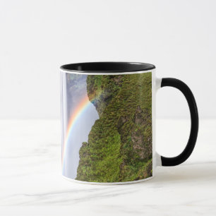 Wasserfall und Regenbogen Tasse