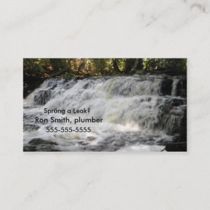 Wasserfall-Visitenkarten Visitenkarte