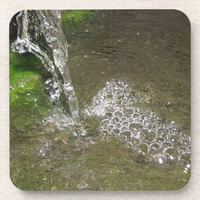 Wasserfall Wasserfall Bubbling Water Cork Unterset Untersetzer (Vorderseite)