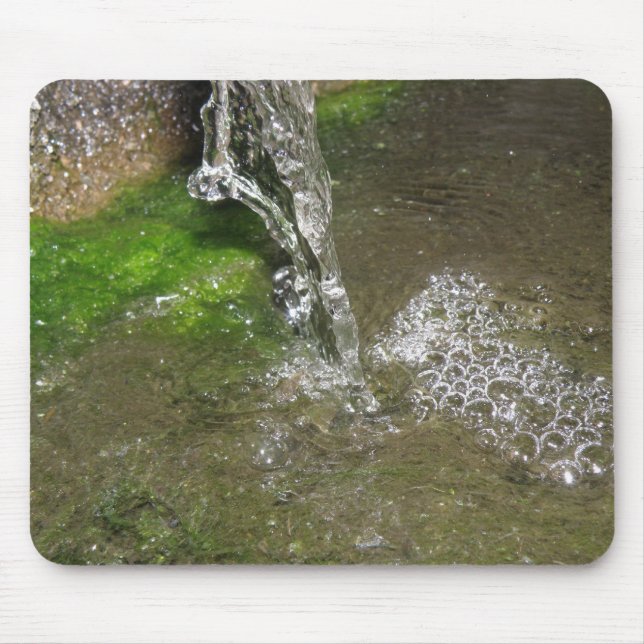 Wasserfall-Wasserfall Bubbling Water Mousepad (Vorne)