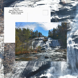 Wasserfall Wasserfall DuPont Staat Forest NC Postkarte