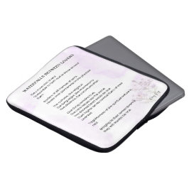 Wasserfall zwischen Liebenden Gedicht aufleben Laptopschutzhülle