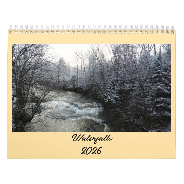 Wasserfälle 2026 kalender (Titelbild)