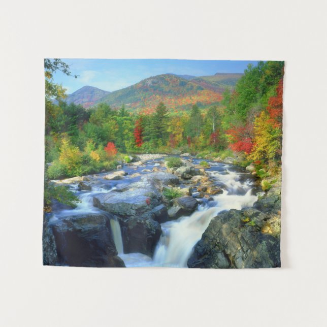 Wasserfälle | Adirondack Mountains Wandteppich (Vorderseite (Horizontal))
