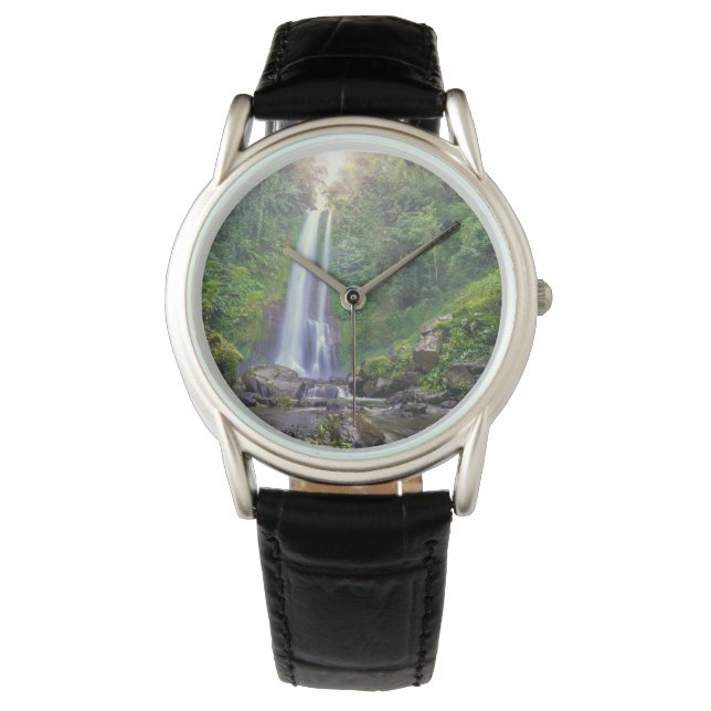 Wasserfälle | Bali, Indonesien Armbanduhr (Vorderseite)