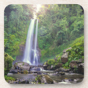 Wasserfälle   Bali, Indonesien Getränkeuntersetzer