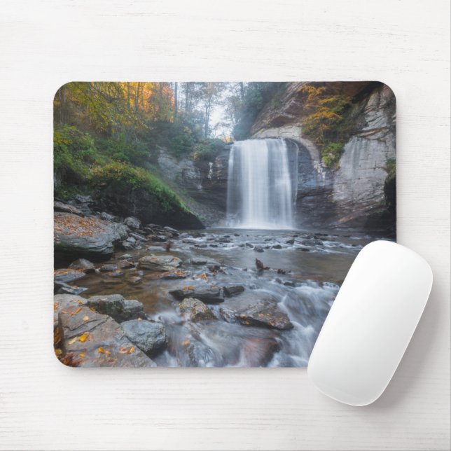 Wasserfälle | Betrachten von Wasserfällen aus Glas Mousepad (Mit Mouse)