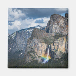 Wasserfälle   Bridal Veil Falls Yosemite Californi Magnet
