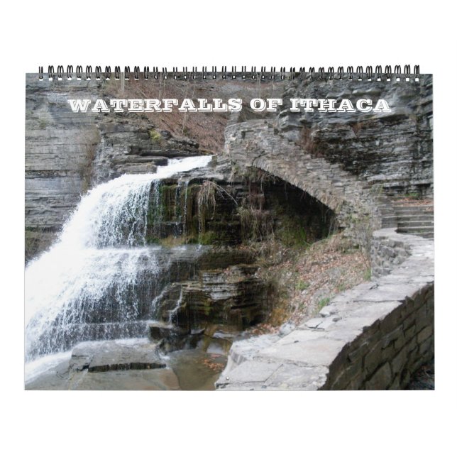 WASSERFÄLLE DES ITHACA-Kalenders Kalender (Titelbild)