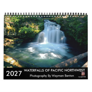 WASSERFÄLLE DES PACIFIC NORTHWEST 2027 Kalender