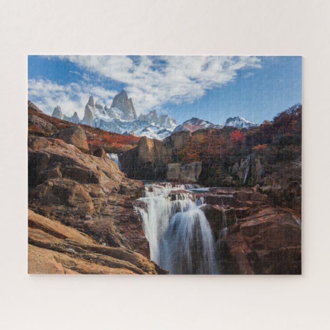 Wasserfälle | Fitz Roy Mountain, Argentinien (Horizontal)