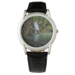 Wasserfälle Frühjahr Regenwald Wasserfall Thaila Armbanduhr