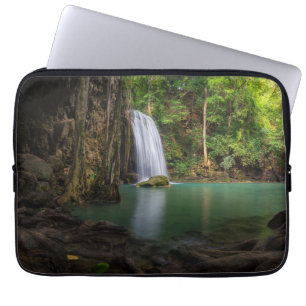 Wasserfälle   Frühjahr Regenwald Wasserfall Thaila Laptopschutzhülle