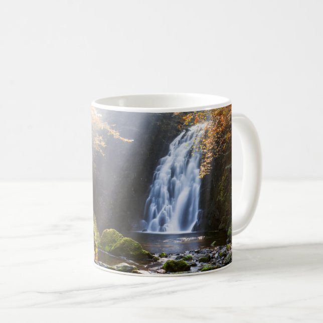Wasserfälle | Gleno, Nordirland Kaffeetasse (VorderseiteRechts)