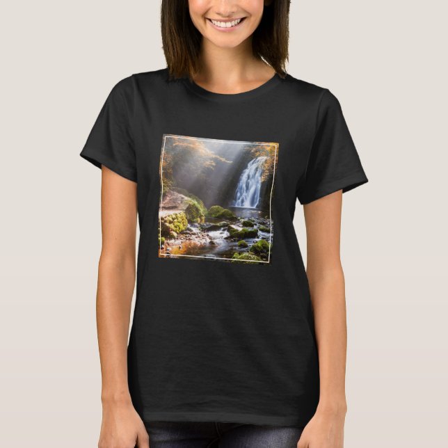 Wasserfälle | Gleno, Nordirland T-Shirt (Vorderseite)