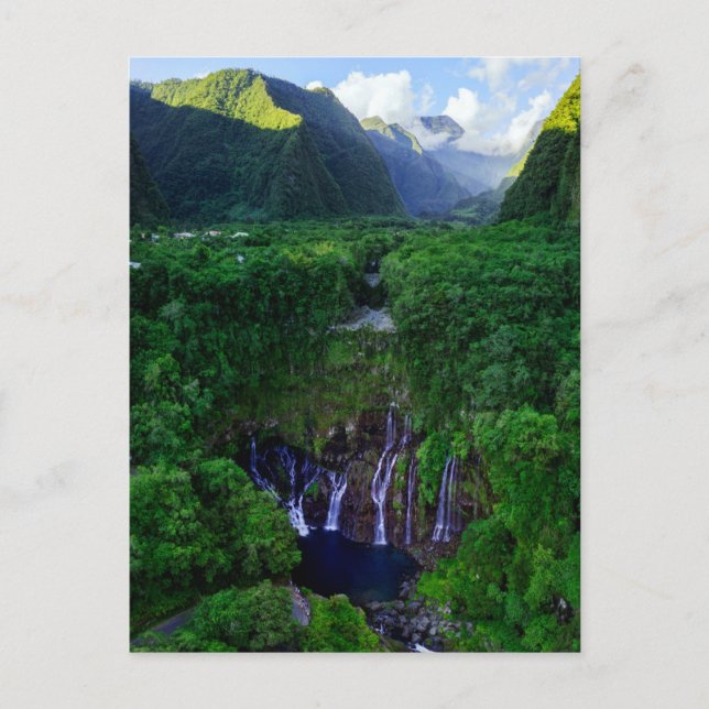 Wasserfälle | Grand Galet Falls Postkarte (Vorderseite)