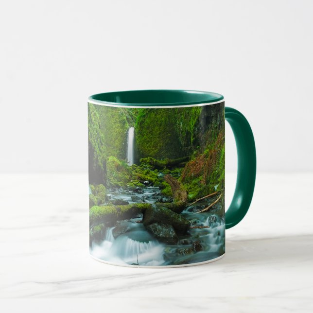 Wasserfälle | Grotto Falls, Oregon Tasse (VorderseiteRechts)