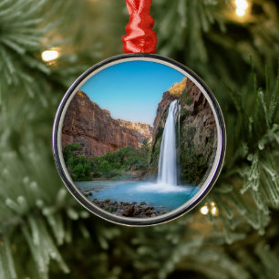Wasserfälle   Havasu-Fälle bei Sunset Ornament Aus Metall