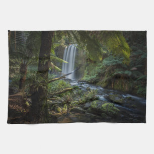 Wasserfälle   Hopetoun Falls, Neuseeland Geschirrtuch