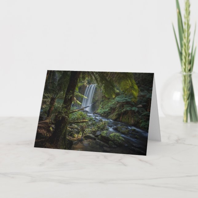 Wasserfälle | Hopetoun Falls, Neuseeland Karte (Vorderseite)