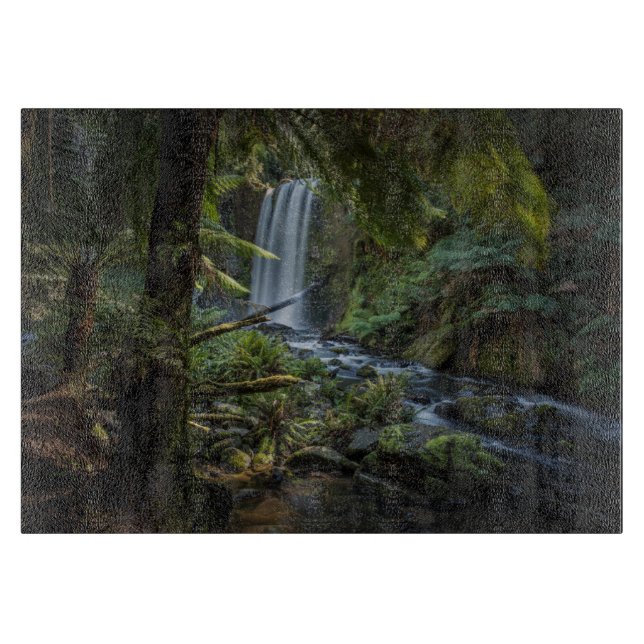 Wasserfälle | Hopetoun Falls, Neuseeland Schneidebrett (Vorderseite)